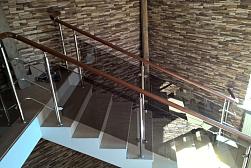 Ограждения из нержавейки со стеклом в Москве. Готовые проекты ПерилаГлавСнаб - фото 20