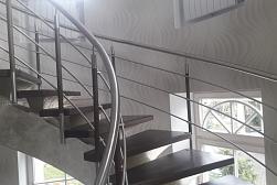 Перила и ограждения из нержавейки и дерева в Москве. Готовые проекты ПерилаГлавСнаб - фото 1