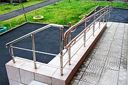 Поручни для инвалидов из нержавеющей стали в Москве. Готовые проекты ПерилаГлавСнаб - фото 14