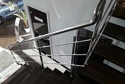 Ограждения из нержавеющей стали с тремя ригелями в Москве. Готовые проекты ПерилаГлавСнаб - фото 10