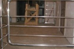 Нержавеющие калитки с горизонтальным заполнением в Москве. Готовые проекты ПерилаГлавСнаб - фото 3