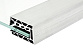 Комплект профиля зажимного для стекла 10мм и 5+5 , без отверстий, НЕАНОД. алюминий 100х60мм, т100-4-10 
