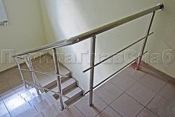 Перила и ограждения из нержавеющей стали с двумя ригелями в Москве. Готовые проекты ПерилаГлавСнаб - фото 14