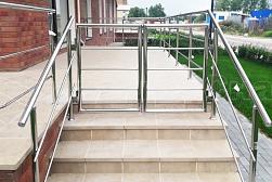 Нержавеющие калитки с горизонтальным заполнением в Москве. Готовые проекты ПерилаГлавСнаб - фото 6