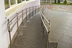 Поручни для инвалидов из нержавеющей стали в Москве. Готовые проекты ПерилаГлавСнаб - фото 19