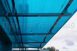 Консольные козырьки и навесы в Москве. Готовые проекты ПерилаГлавСнаб - фото 5