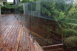 Стеклянные перила для балконов в Москве. Готовые проекты ПерилаГлавСнаб - фото 15