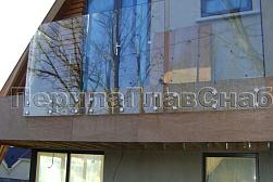 Стеклянные перила для балконов в Москве. Готовые проекты ПерилаГлавСнаб - фото 24