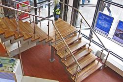 Стеклянные перила для лестниц в Москве. Готовые проекты ПерилаГлавСнаб - фото 16