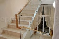 Стеклянные перила для лестниц в Москве. Готовые проекты ПерилаГлавСнаб - фото 3