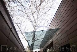 Стеклянные козырьки на вантах в Москве. Готовые проекты ПерилаГлавСнаб - фото 26