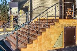 Ограждения из нержавеющей стали с тремя ригелями в Москве. Готовые проекты ПерилаГлавСнаб - фото 3