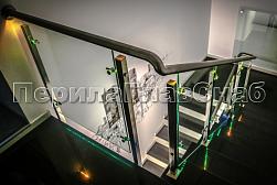 Поручни, перила и ограждения с подсветкой в Москве. Готовые проекты ПерилаГлавСнаб - фото 26