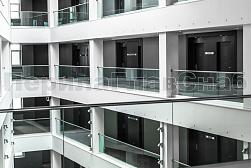 Стеклянные перила для атриумов в Москве. Готовые проекты ПерилаГлавСнаб - фото 14