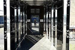 Стеклянные козырьки на спайдерах в Москве. Готовые проекты ПерилаГлавСнаб - фото 2