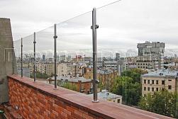 Ограждения из нержавейки со стеклом в Москве. Готовые проекты ПерилаГлавСнаб - фото 8