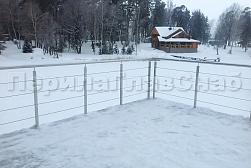 Перила и ограждения для террас в Москве. Готовые проекты ПерилаГлавСнаб - фото 17