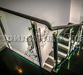 Ограждения со стеклом и подсветкой поручня в Москве. Готовые проекты ПерилаГлавСнаб - фото 1
