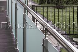 Стеклянные перила для балконов в Москве. Готовые проекты ПерилаГлавСнаб - фото 37