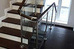 Перила и ограждения из нержавейки и дерева в Москве. Готовые проекты ПерилаГлавСнаб - фото 18