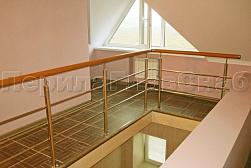 Ограждения из нержавеющей стали с тремя ригелями в Москве. Готовые проекты ПерилаГлавСнаб - фото 13