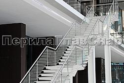 Ограждения из нержавейки со стеклом в Москве. Готовые проекты ПерилаГлавСнаб - фото 22