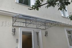 Козырьки и навесы на металлокаркасе в Москве. Готовые проекты ПерилаГлавСнаб - фото 3