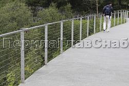 Тросовые ограждения в Москве. Готовые проекты ПерилаГлавСнаб - фото 5