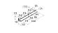 Комплект профиля козырькового анодированного, для стекла 16 мм (8+8 мм), 3000 мм  k300-16-3000