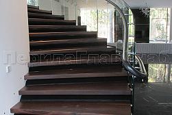 Стеклянные перила для винтовых лестниц в Москве. Готовые проекты ПерилаГлавСнаб - фото 16