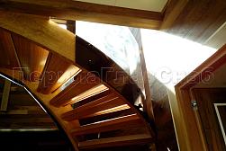 Стеклянные перила для винтовых лестниц в Москве. Готовые проекты ПерилаГлавСнаб - фото 18