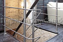 Перила и ограждения из нержавейки и дерева в Москве. Готовые проекты ПерилаГлавСнаб - фото 4
