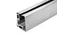 Профиль алюминиевый зажимной  для стекла 8-12мм, AISI 304 SSS, шлифованный, длина 3 метра т40-9 SSS