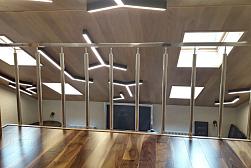 Ограждения и перила без ригелей из нержавеющей стали (без заполнения) в Москве. Готовые проекты ПерилаГлавСнаб - фото 13