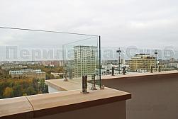 Цельностеклянные ограждения на несущем стекле в Москве. Готовые проекты ПерилаГлавСнаб - фото 21