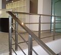 Три ригеля на держателях, квадратный поручень и круглые стойки в Москве. Готовые проекты ПерилаГлавСнаб - фото 2