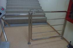 Нержавеющие калитки с горизонтальным заполнением в Москве. Готовые проекты ПерилаГлавСнаб - фото 4