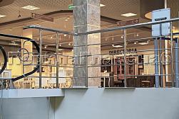 Ограждения из нержавеющей стали с тремя ригелями в Москве. Готовые проекты ПерилаГлавСнаб - фото 4