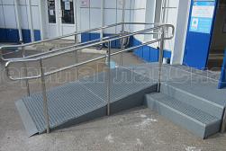 Поручни для инвалидов из нержавеющей стали в Москве. Готовые проекты ПерилаГлавСнаб - фото 9