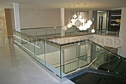 Стеклянные перила для атриумов в Москве. Готовые проекты ПерилаГлавСнаб - фото 11