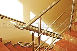 Ограждения из нержавеющей стали с тремя ригелями в Москве. Готовые проекты ПерилаГлавСнаб - фото 15