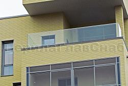 Стеклянные перила для балконов в Москве. Готовые проекты ПерилаГлавСнаб - фото 31