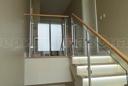 Перила и ограждения из нержавейки и дерева в Москве. Готовые проекты ПерилаГлавСнаб - фото 13