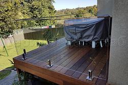 Стеклянные перила для балконов в Москве. Готовые проекты ПерилаГлавСнаб - фото 17