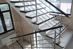 Перила и ограждения из нержавейки и дерева в Москве. Готовые проекты ПерилаГлавСнаб - фото 24