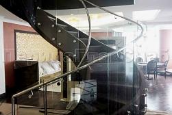 Цельностеклянные ограждения на несущем стекле в Москве. Готовые проекты ПерилаГлавСнаб - фото 4
