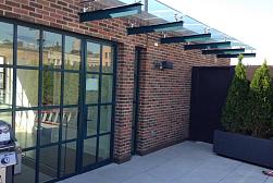 Консольные козырьки и навесы в Москве. Готовые проекты ПерилаГлавСнаб - фото 13