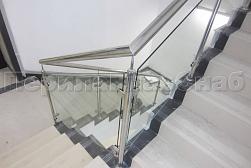 Ограждения из нержавейки со стеклом в Москве. Готовые проекты ПерилаГлавСнаб - фото 18