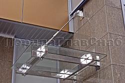 Козырьки и навесы на металлокаркасе в Москве. Готовые проекты ПерилаГлавСнаб - фото 25