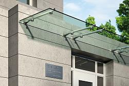 Консольные козырьки и навесы в Москве. Готовые проекты ПерилаГлавСнаб - фото 8